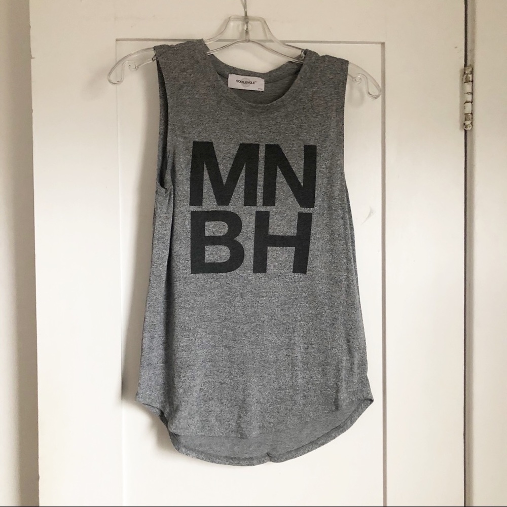 Soulcycle Grey “MNBH” Tank Top
